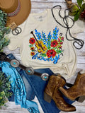 Callie Ann Stelter Bluebonnet Howdy Tee - PLEASE ALLOW 3-5 BUSINESS DAYS FOR SHIPPING