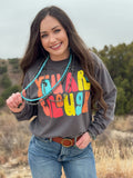 You Are Enough in Multicolor Ink Tee - PLEASE ALLOW 3-5 BUSINESS DAYS FOR SHIPPING