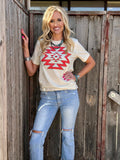 Aztec Puff Tee - PLEASE ALLOW 3-4 DAYS FOR SHIPPING