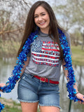 Callie Ann Stelter American Flag Tee - PLEASE ALLOW 3-5 BUSINESS DAYS FOR SHIPPING