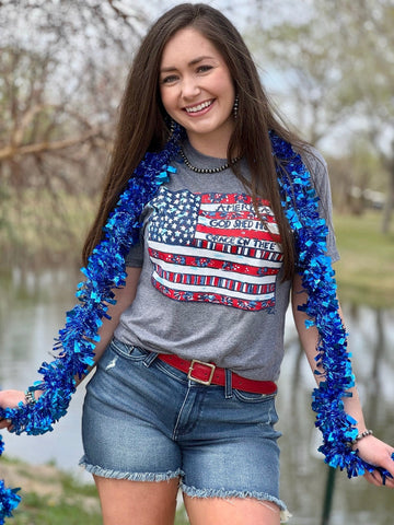 Callie Ann Stelter American Flag Tee - PLEASE ALLOW 3-5 BUSINESS DAYS FOR SHIPPING