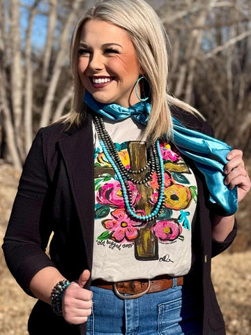 Callie Ann Stelter Old Rugged Cross Tee - PLEASE ALLOW 3-5 BUSINESS DAYS FOR SHIPPING