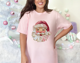 Hand Painted Santa- Graphic Sweatshirt or T-Shirt - PLEASE ALLOW 3-5 BUSINESS DAYS FOR SHIPPING