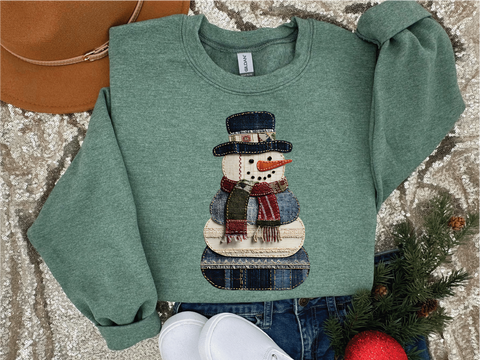 Patch Snowman - PLEASE ALLOW 3-5 BUSINESS DAYS FOR SHIPPING