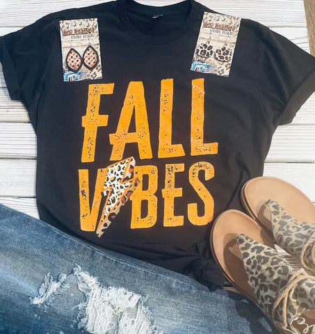 Fall Vibes Bolt- Tee - PLEASE ALLOW 3-5 DAYS FOR SHIPPING
