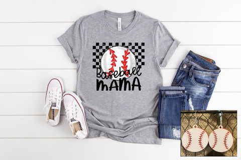 Baseball Mama- Checkered- PLEASE ALLOW 3-5 BUSINESS DAYS FOR SHIPPING