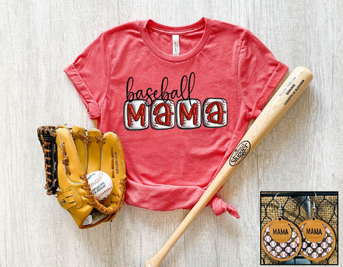 Baseball Mama- Puff Look - PLEASE ALLOW 3-5 BUSINESS DAYS FOR SHIPPING