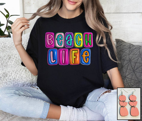 Beach Life- Puff Look - PLEASE ALLOW 3-5 BUSINESS DAYS FOR SHIPPING