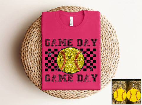 Game Day Softball (Sequin Look)- PLEASE ALLOW 3-5 BUSINESS DAYS FOR SHIPPING