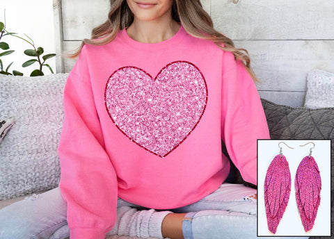 Glitter Heart - PLEASE ALLOW 3-5 BUSINESS DAYS FOR SHIPPING