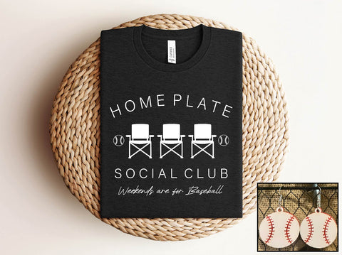 Home Plate Social Club- Baseball- PLEASE ALLOW 3-5 BUSINESS DAYS FOR SHIPPING