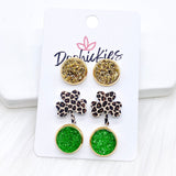 Feelin' Luck Triplets (2 Options) -Earrings
