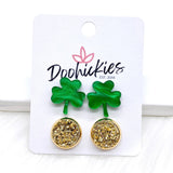 Feelin' Lucky Duos (3 Options) -Earrings