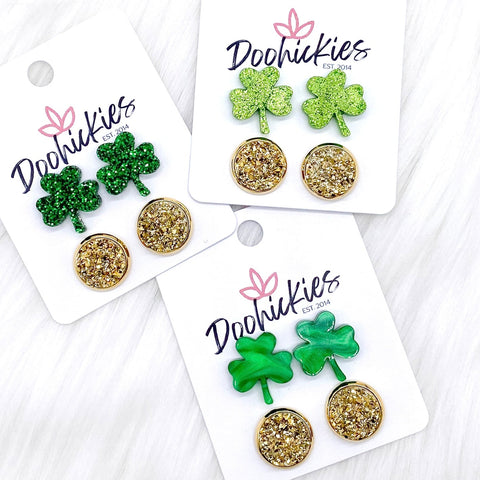 Feelin' Lucky Duos (3 Options) -Earrings