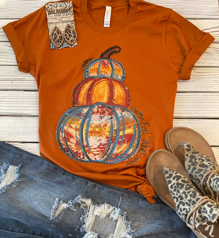 Fall Vibes - Tie Dye Pumpkins - PLEASE ALLOW 3-5 BUSINESS DAYS FOR SHIPPING