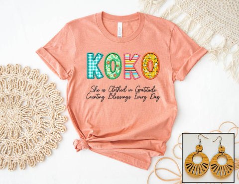 Koko- Floral Stitch - PLEASE ALLOW 3-5 BUSINESS DAYS FOR SHIPPING