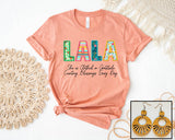 Lala- Floral Stitch - PLEASE ALLOW 3-5 BUSINESS DAYS FOR SHIPPING