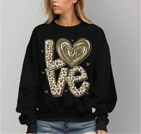 Love Duck Camo - UNISEX Graphic Sweatshirt or Tee - PLEASE ALLOW 3-5 BUSINESS DAYS FOR SHIPPING