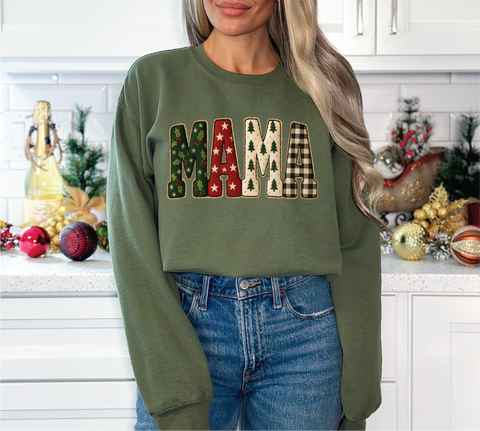 MAMA PATTERN CHRISTMAS LETTERS - PLEASE ALLOW 3-5 BUSINESS DAYS FOR SHIPPING