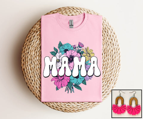 Mama- Floral Collage - PLEASE ALLOW 3-5 BUSINESS DAYS FOR SHIPPING