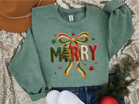 Faux Yarn Merry - PLEASE ALLOW 3-5 BUSINESS DAYS FOR SHIPPING