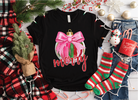 Merry Ornament - PLEASE ALLOW 3-5 BUSINESS DAYS FOR SHIPPING