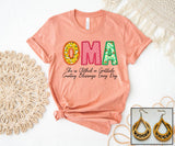 Oma- Floral Stitch - PLEASE ALLOW 3-5 BUSINESS DAYS FOR SHIPPING
