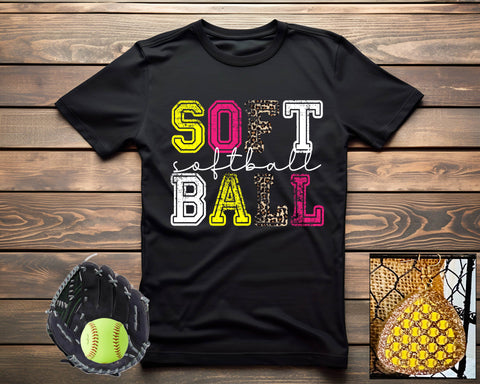 Softball- Distressed- PLEASE ALLOW 3-5 BUSINESS DAYS FOR SHIPPING